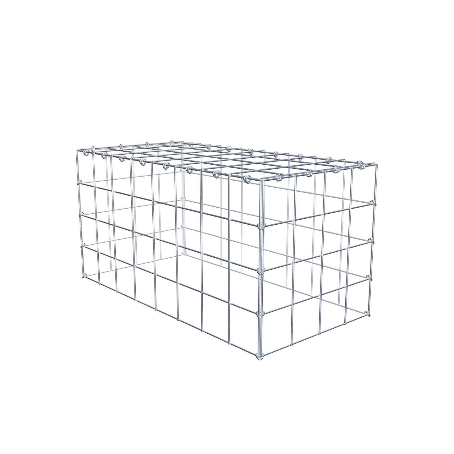 Add-on pool type 3 80 cm x 40 cm x 40 cm (L x H x D), maaswijdte 10 cm x 10 cm, C-ring