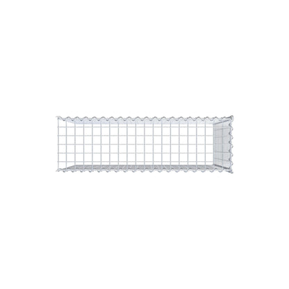 Gabião tipo 4 100 cm x 80 cm x 30 cm (C x A x P), malhagem 5 cm x 5 cm, espiral