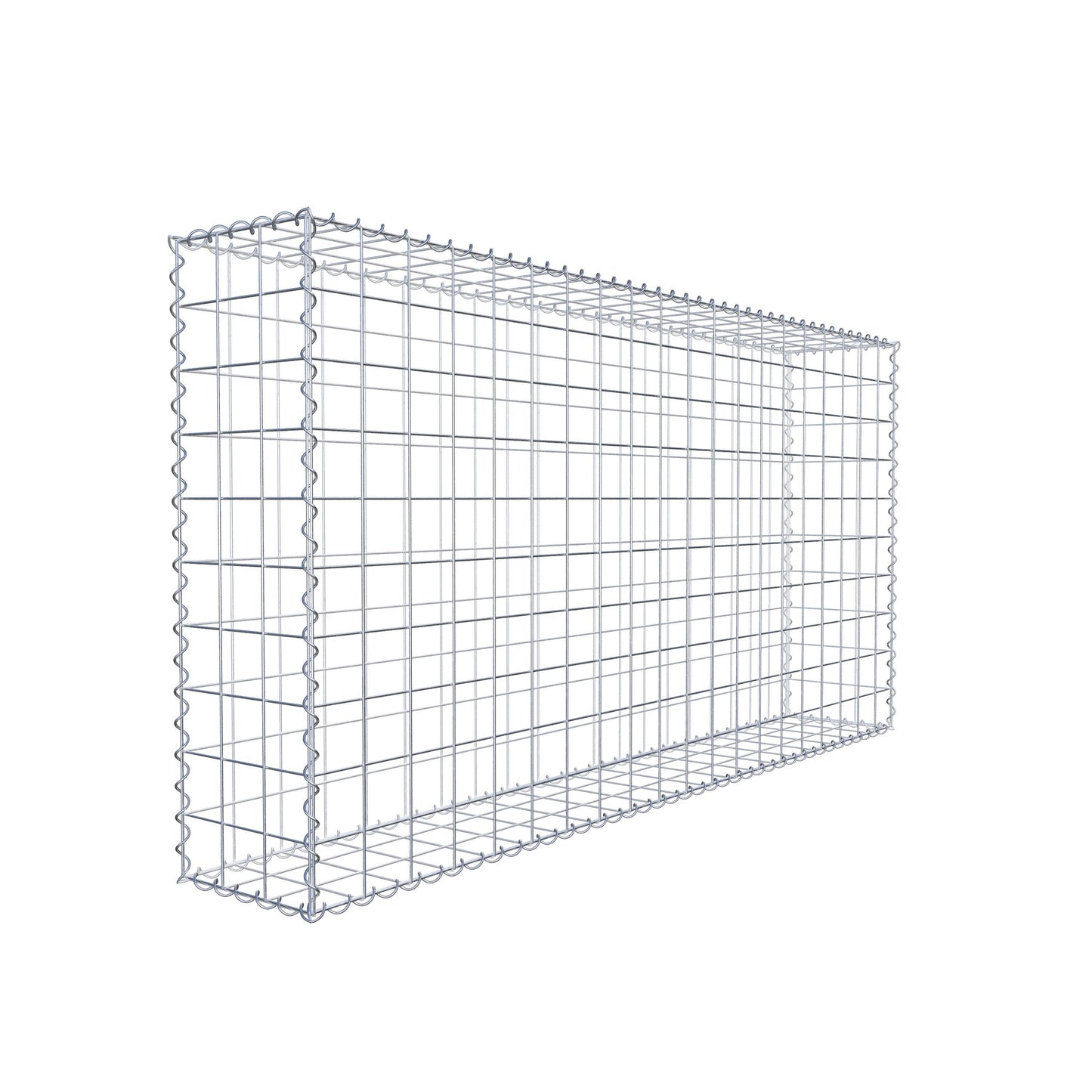 Gabbione 200 cm x 100 cm x 30 cm (L x H x P), maglia 10 cm x 10 cm, spirale