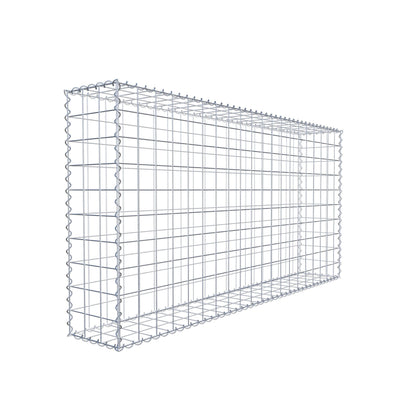 Gabbione 200 cm x 100 cm x 30 cm (L x H x P), maglia 10 cm x 10 cm, spirale