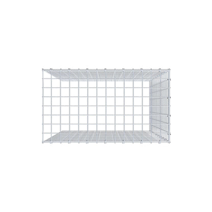 Type 4 oplegkorf 100 cm x 70 cm x 40 cm (L x H x D), maaswijdte 5 cm x 5 cm, C-ring