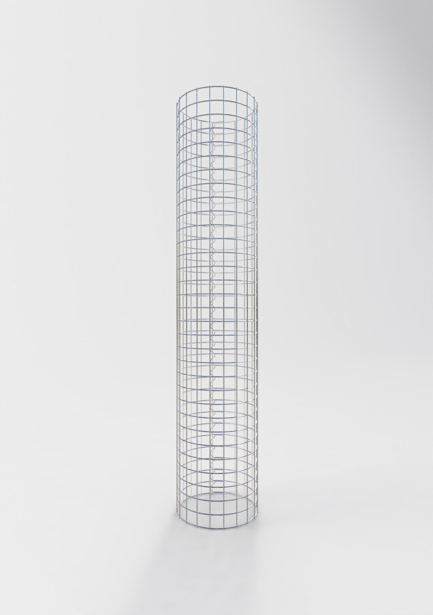Gabionpelare rund 32 cm diameter, 160 cm höjd, maskstorlek 5 cm x 5 cm