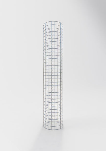 Gabionpelare rund 32 cm diameter, 160 cm höjd, maskstorlek 5 cm x 5 cm