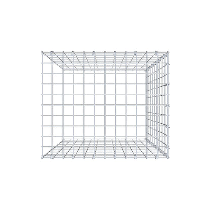 Type 4 oplegkorf 100 cm x 60 cm x 50 cm (L x H x D), maaswijdte 5 cm x 10 cm, C-ring