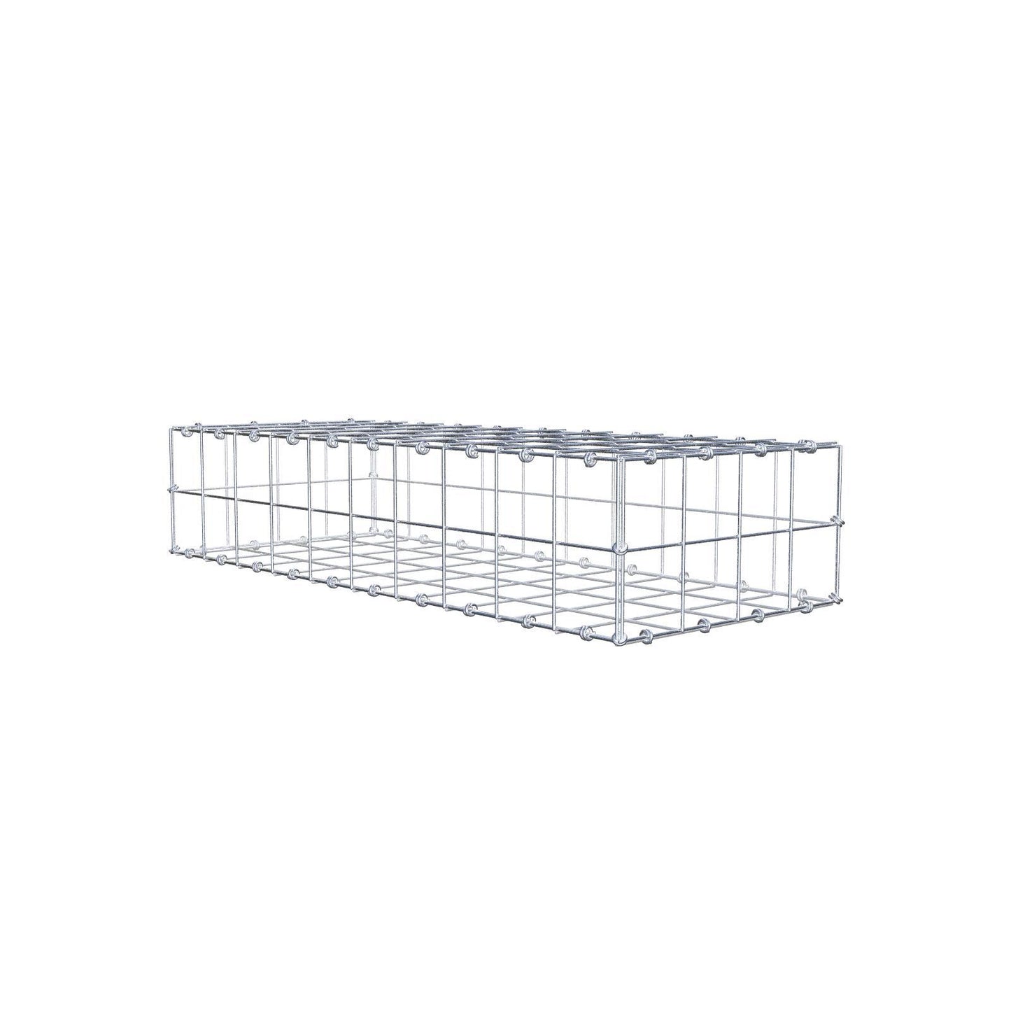 Schanskorf 100 cm x 20 cm x 40 cm (L x H x D), maaswijdte 10 x 10 cm, spiraalring