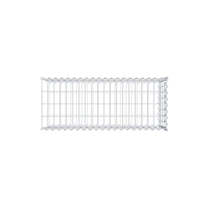 Gavión complementario tipo 2 100 cm x 40 cm x 40 cm (L x A x P), malla 5 cm x 10 cm, espiral
