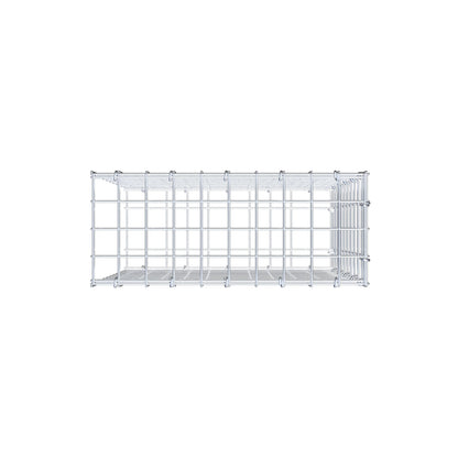 Anbaugabione Typ 2 50 cm x 50 cm x 20 cm (L x H x T), Maschenweite 5 cm x 5 cm, C-Ring