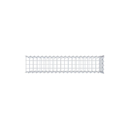 Gabion rapporté type 2 100 cm x 30 cm x 20 cm (L x H x P), mailles 5 cm x 5 cm, spirale