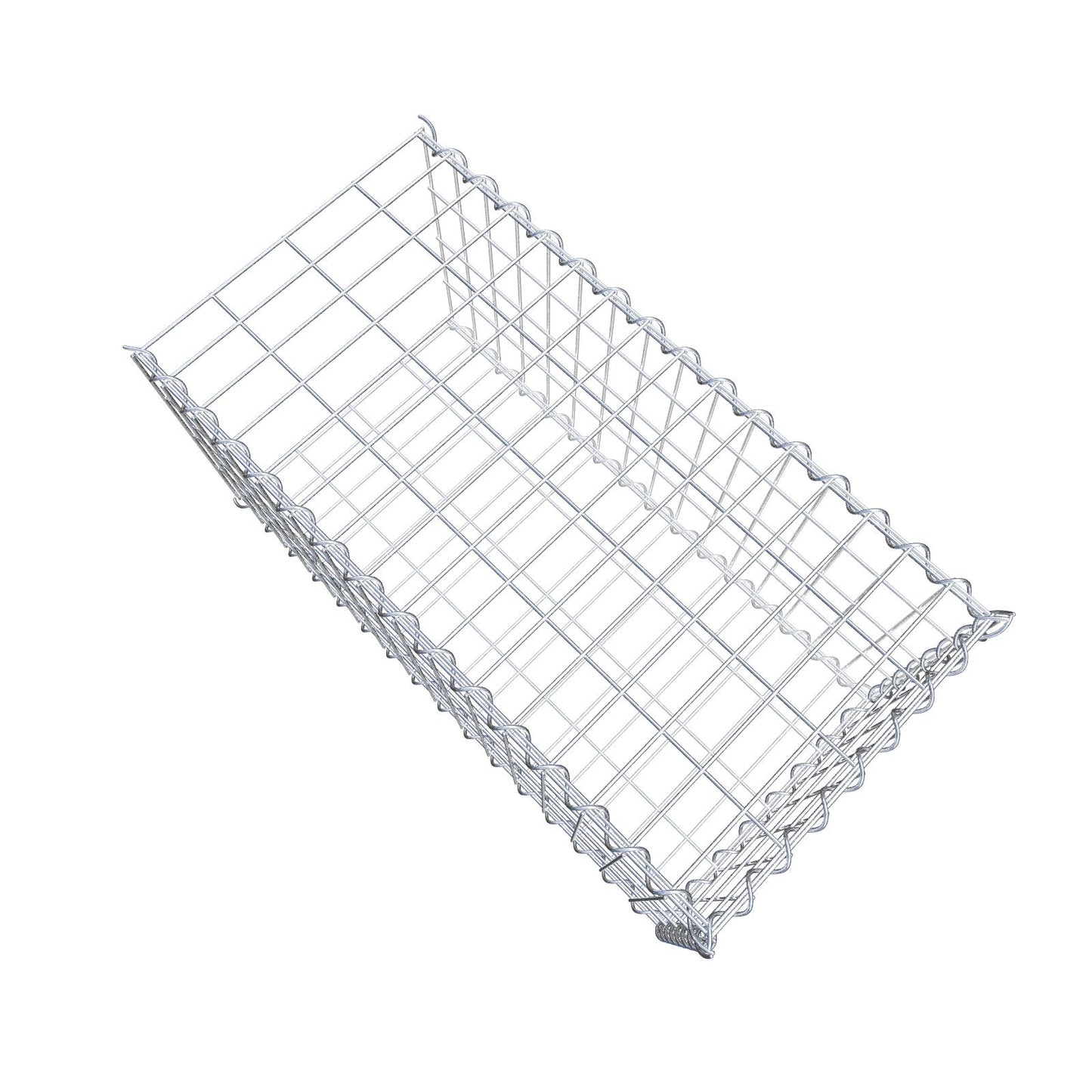 Add-on schanskorf type 2 80 cm x 40 cm x 40 cm (L x H x D), maaswijdte 5 cm x 10 cm, spiraalvormig
