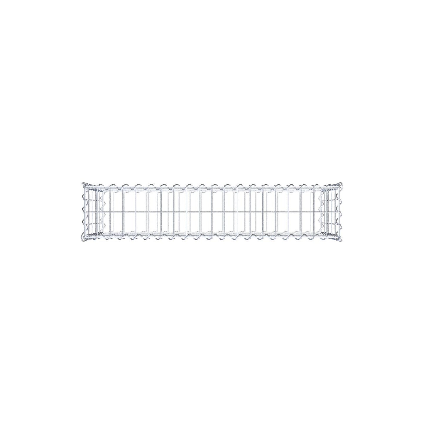 Gabion 100 cm x 50 cm x 20 cm (L x H x P), mailles 5 cm x 10 cm, spirale
