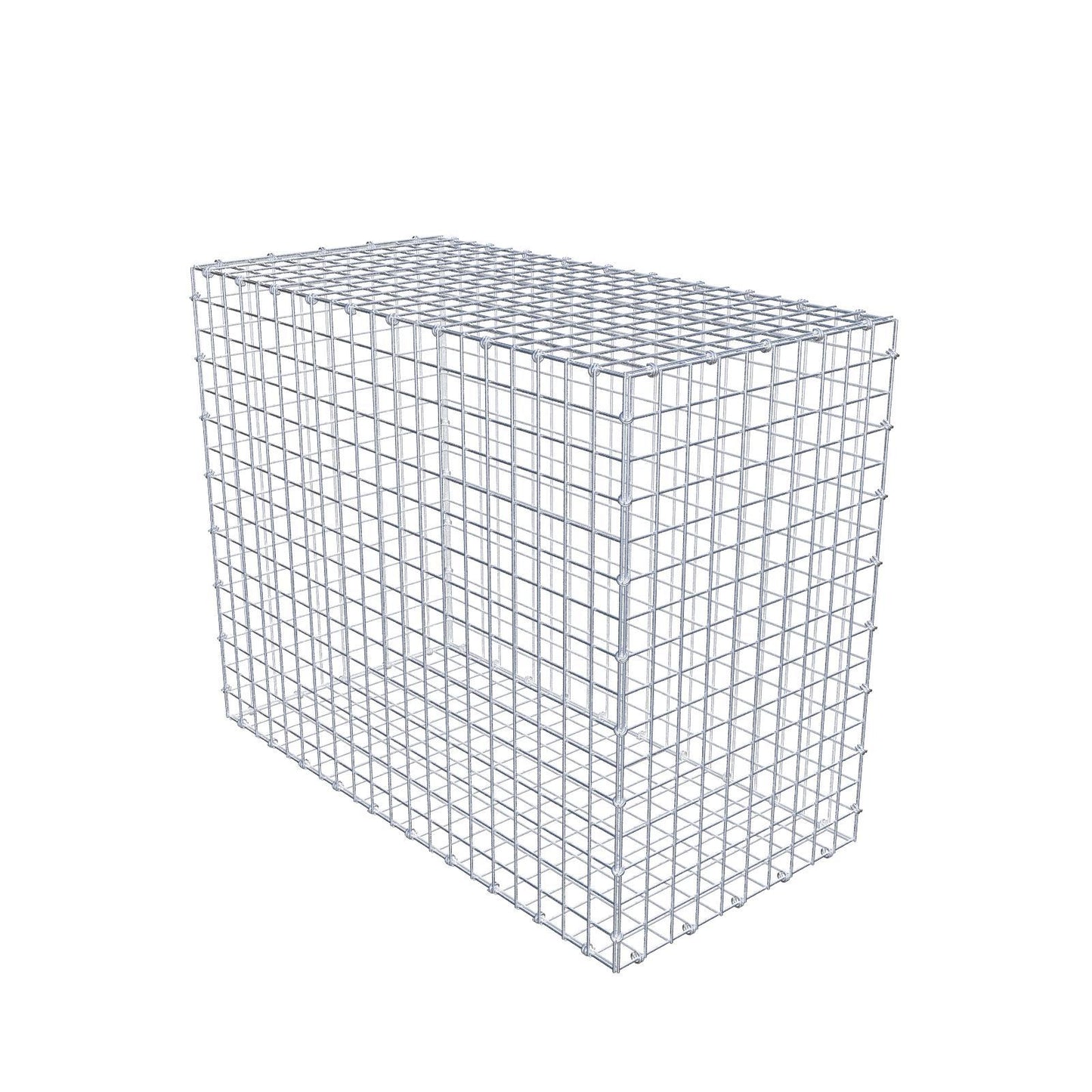 Schanskorf 100 cm x 80 cm x 50 cm (L x H x D), maaswijdte 5 x 5 cm, spiraalring