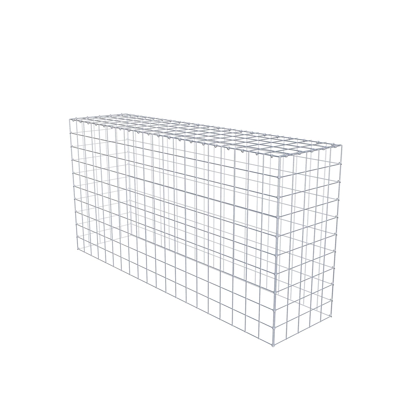 Opzetpaal type 3 200 cm x 100 cm x 50 cm (L x H x D), maaswijdte 10 cm x 10 cm, C-ring