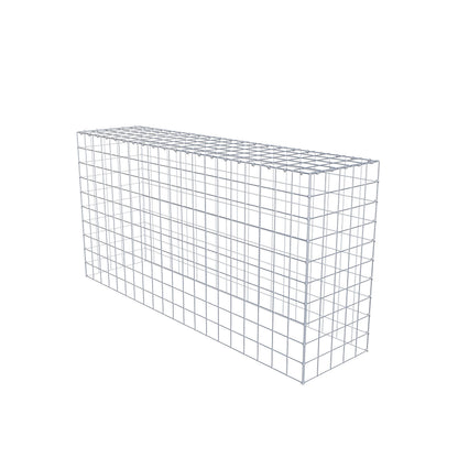 Opzetpaal type 3 200 cm x 100 cm x 50 cm (L x H x D), maaswijdte 10 cm x 10 cm, C-ring