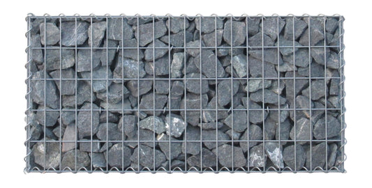 2er Set Gabionen 100 cm x 60 cm x 20 cm (L x H x T), Maschenweite 5 x 10 cm, Spirale
