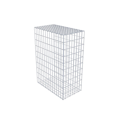 Opzetpaal type 2 100 cm x 70 cm x 40 cm, maaswijdte 5 cm x 10 cm, C-ring