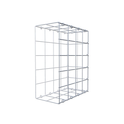 Type 2 oplegkorf 50 cm x 40 cm x 20 cm (L x H x D), maaswijdte 10 cm x 10 cm, C-ring