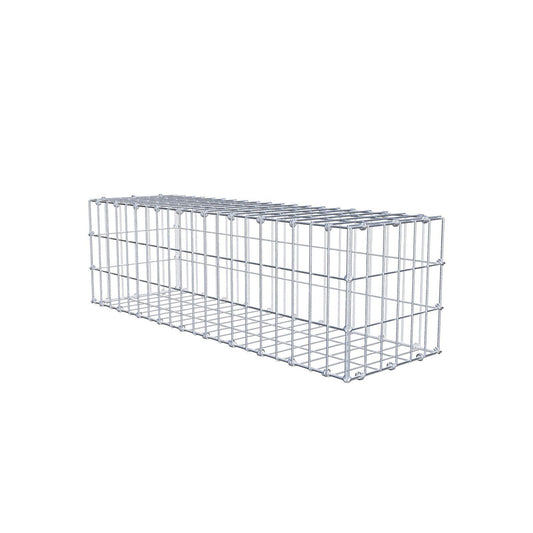 Schanskorf 100 cm x 30 cm x 30 cm (L x H x D), maaswijdte 5 x 10 cm, spiraalring