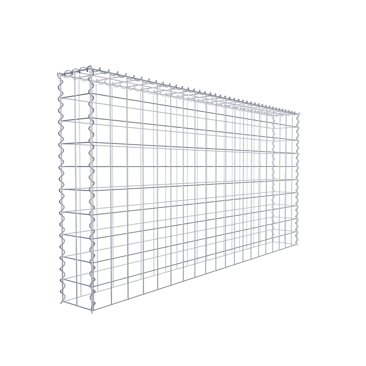 Opvokset gabion type 3 200 cm x 100 cm x 20 cm (L x H x D), maskestørrelse 10 cm x 10 cm, spiral