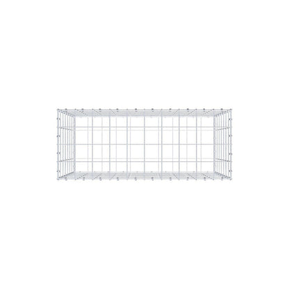 Gabion 100 cm x 70 cm x 40 cm (L x H x D), maskstorlek 10 x 10 cm, spiralring