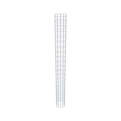 Gabionsøjle firkantet 17 cm x 17 cm, 200 cm højde, MW 5 cm x 10 cm