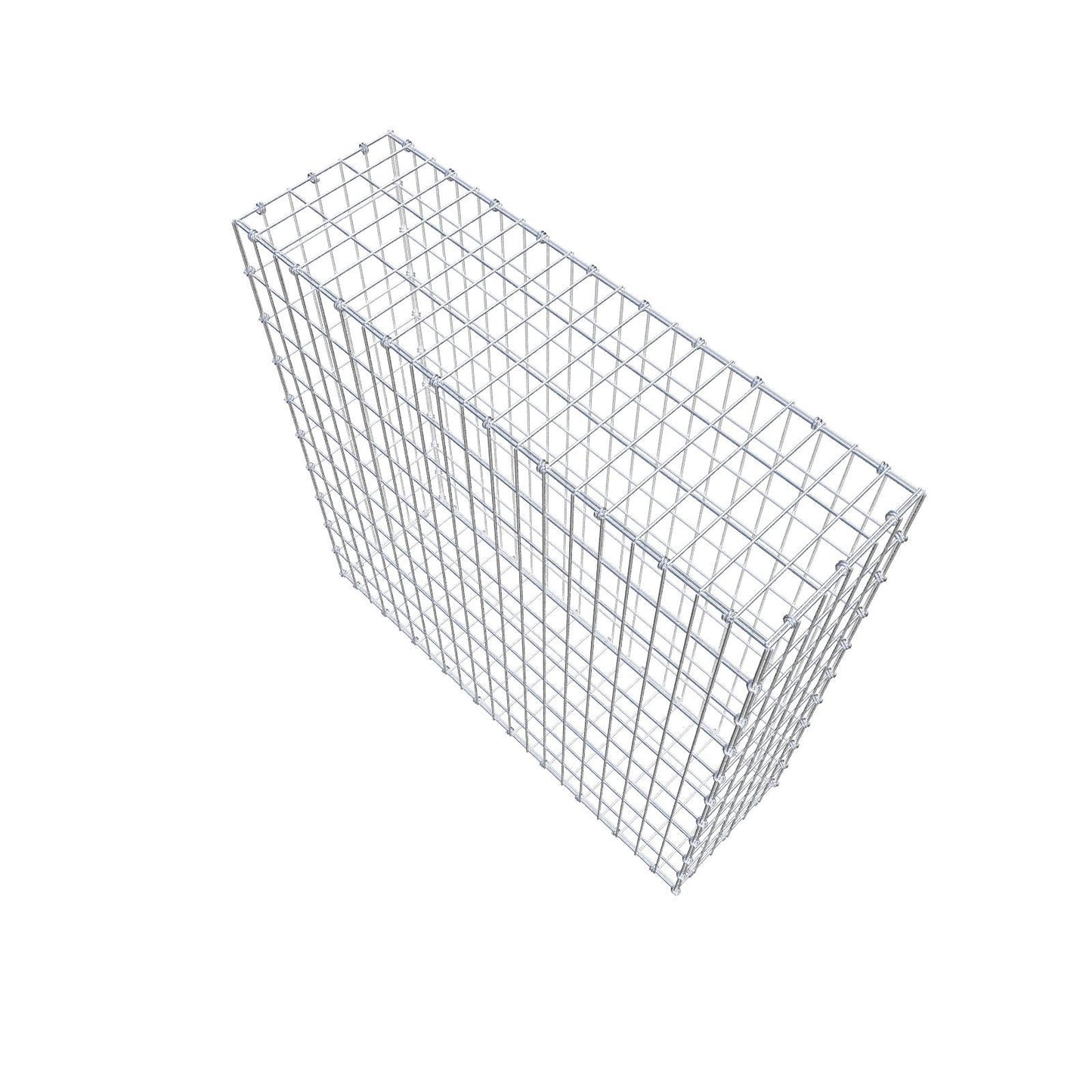 Schanskorf 100 cm x 100 cm x 30 cm (L x H x D), maaswijdte 5 x 10 cm, spiraalring