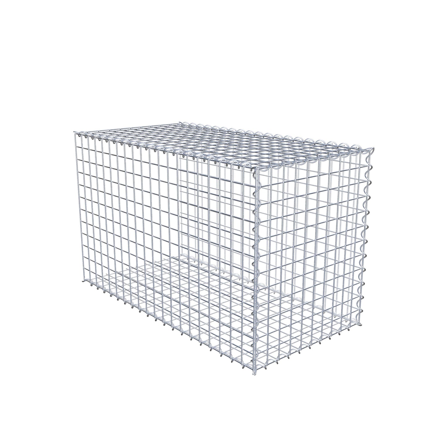 Gavión complementario tipo 2 100 cm x 60 cm x 50 cm (L x A x P), malla 5 cm x 5 cm, espiral