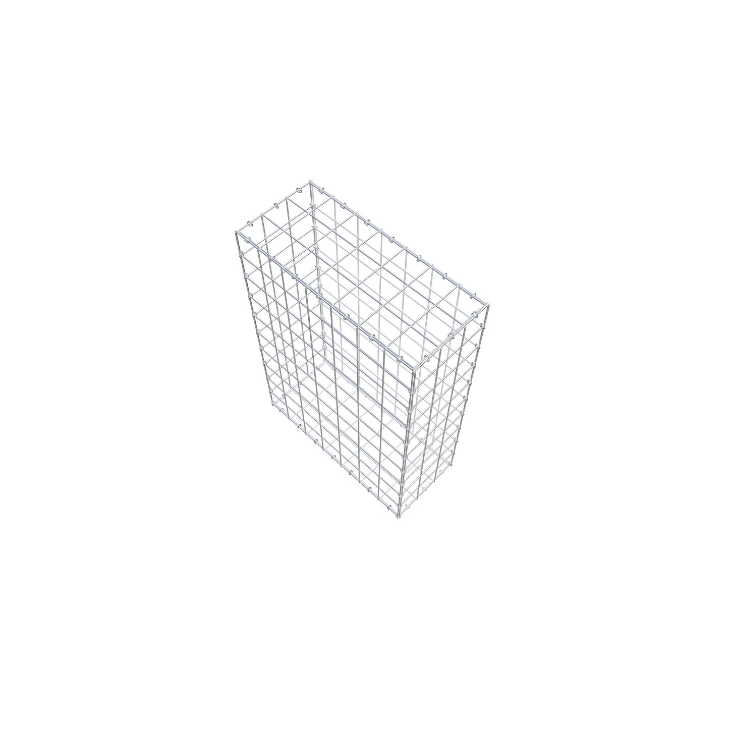 Gabbione 100 cm x 70 cm x 30 cm (L x H x P), maglia 10 cm x 10 cm, anello a C