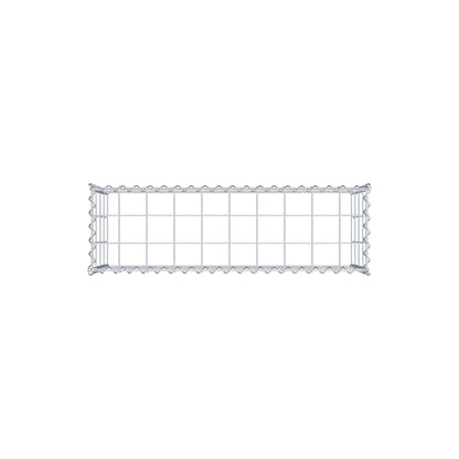 Gabion rapporté type 3 100 cm x 40 cm x 30 cm (L x H x P), mailles 10 cm x 10 cm, spirale