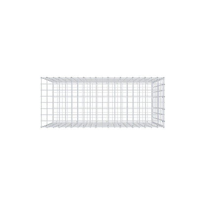 Opzetpaal type 2 100 cm x 70 cm x 40 cm, maaswijdte 5 cm x 10 cm, C-ring