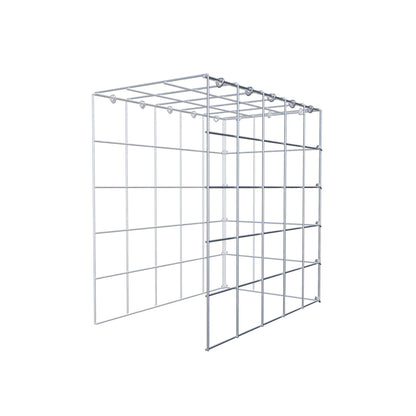 Gavión adicional tipo 4 50 cm x 50 cm x 30 cm (L x A x P), malla 10 cm x 10 cm, anillo en C