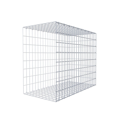 Opzetpaal type 2 100 cm x 80 cm x 50 cm, maaswijdte 5 cm x 10 cm, C-ring