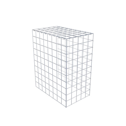 Gavión complementario de tipo 4 100 cm x 80 cm x 50 cm (L x A x P), malla 10 cm x 10 cm, anillo en C