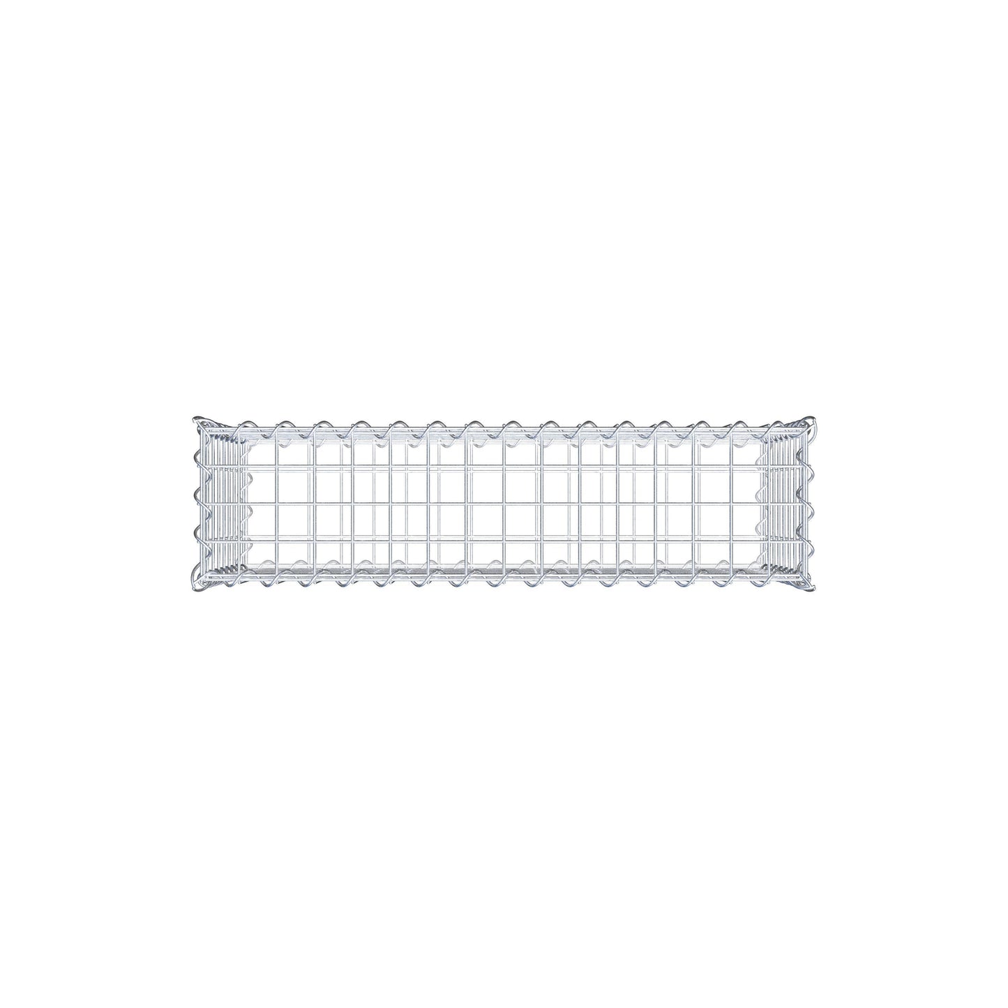 Gabion 80 cm x 40 cm x 20 cm (L x H x P), mailles 5 cm x 5 cm, spirale