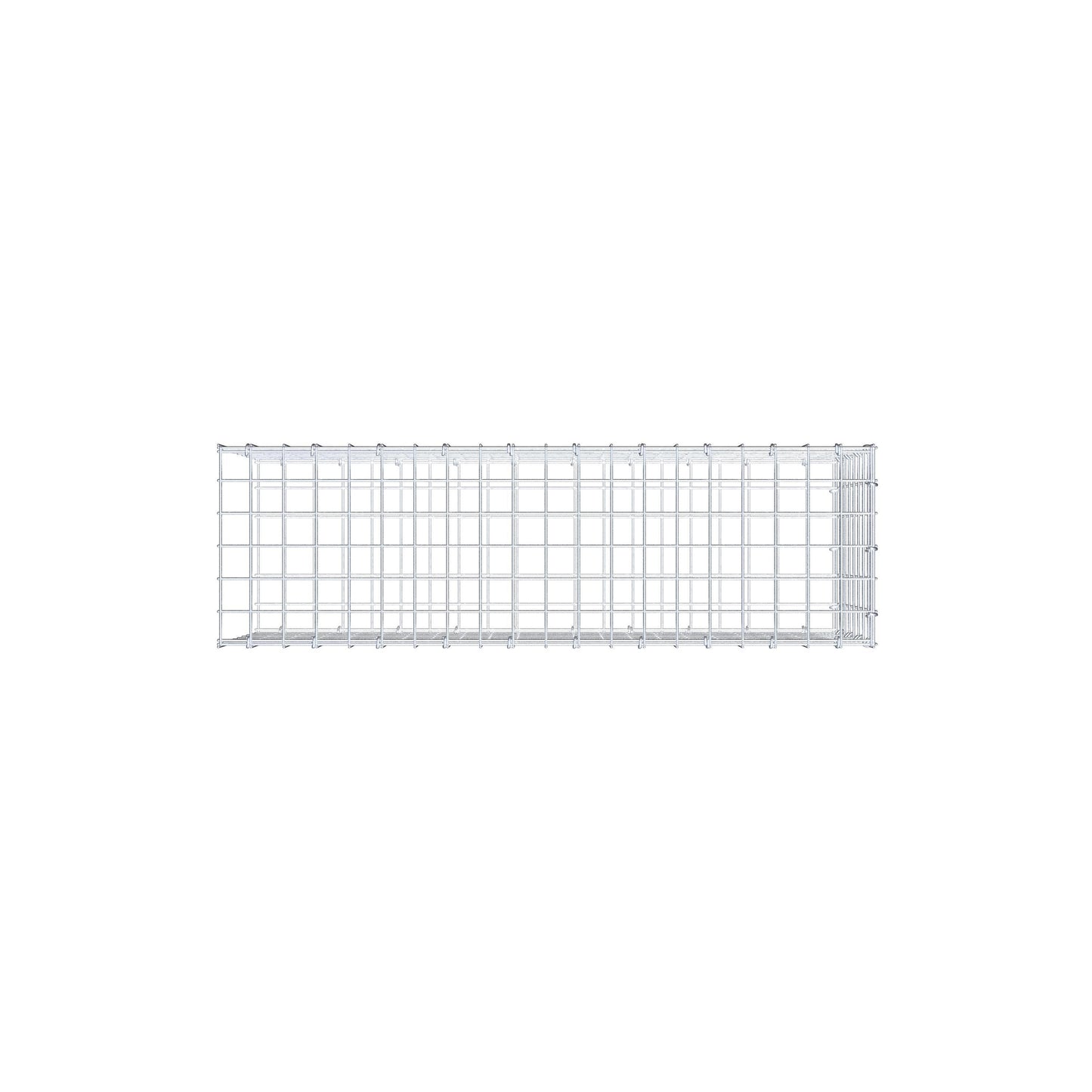 Gabião Tipo 2 100 cm x 40 cm x 30 cm (C x A x P), malhagem 5 cm x 5 cm, anel C