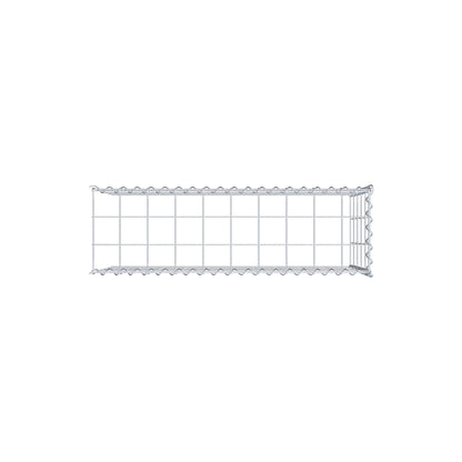 Grown-on gabion type 4 100 cm x 50 cm x 30 cm (L x H x D), mesh size 10 cm x 10 cm, spiral