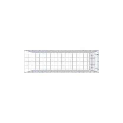 Monteret gabion type 4 100 cm x 100 cm x 30 cm (L x H x D), maskestørrelse 5 cm x 10 cm, C-ring