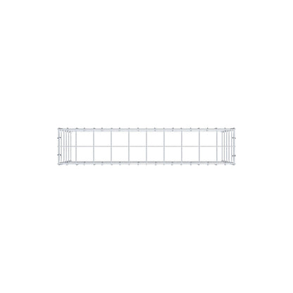 Type 3 oplegkorf 100 cm x 50 cm x 20 cm (L x H x D), maaswijdte 10 cm x 10 cm, C-ring