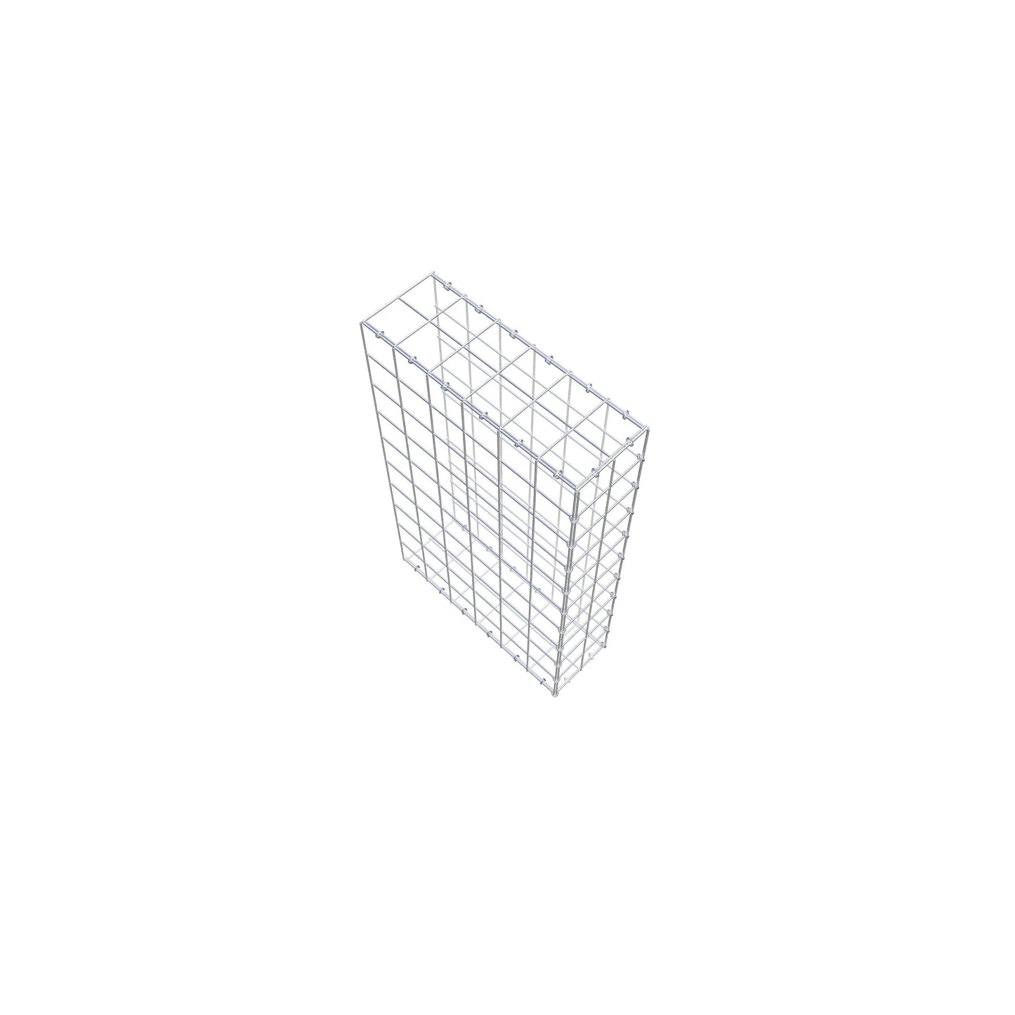 Type 2 oplegkorf 100 cm x 60 cm x 20 cm (L x H x D), maaswijdte 10 cm x 10 cm, C-ring