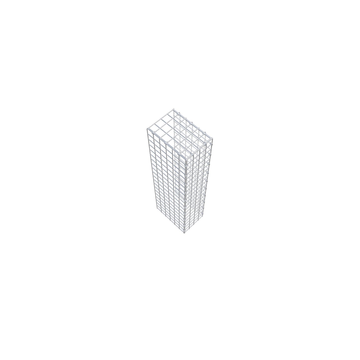Bevestigbare schanskorf type 4 100 cm x 30 cm x 20 cm (L x H x D), maaswijdte 5 cm x 5 cm, C-ring