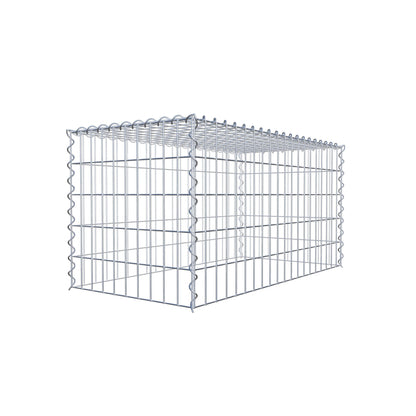 Gabion rapporté type 3 100 cm x 50 cm x 50 cm (L x H x P), mailles 5 cm x 10 cm, spirale