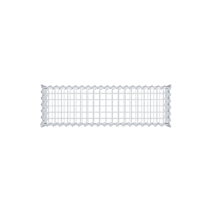 Schanskorf 100 cm x 20 cm x 30 cm (L x H x D), maaswijdte 5 cm x 5 cm, spiraalvormig