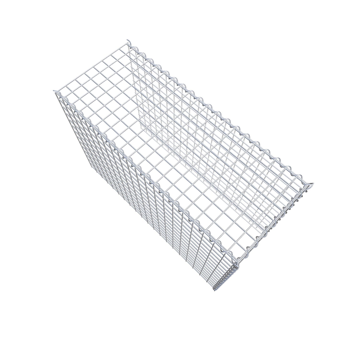 Add-on schanskorf type 4 100 cm x 70 cm x 40 cm (L x H x D), maaswijdte 5 cm x 5 cm, spiraalvormig