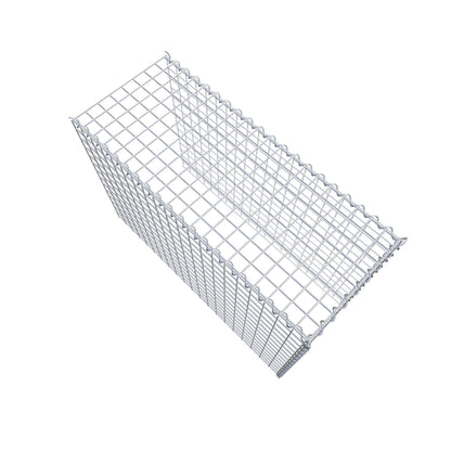 Add-on schanskorf type 4 100 cm x 70 cm x 40 cm (L x H x D), maaswijdte 5 cm x 5 cm, spiraalvormig