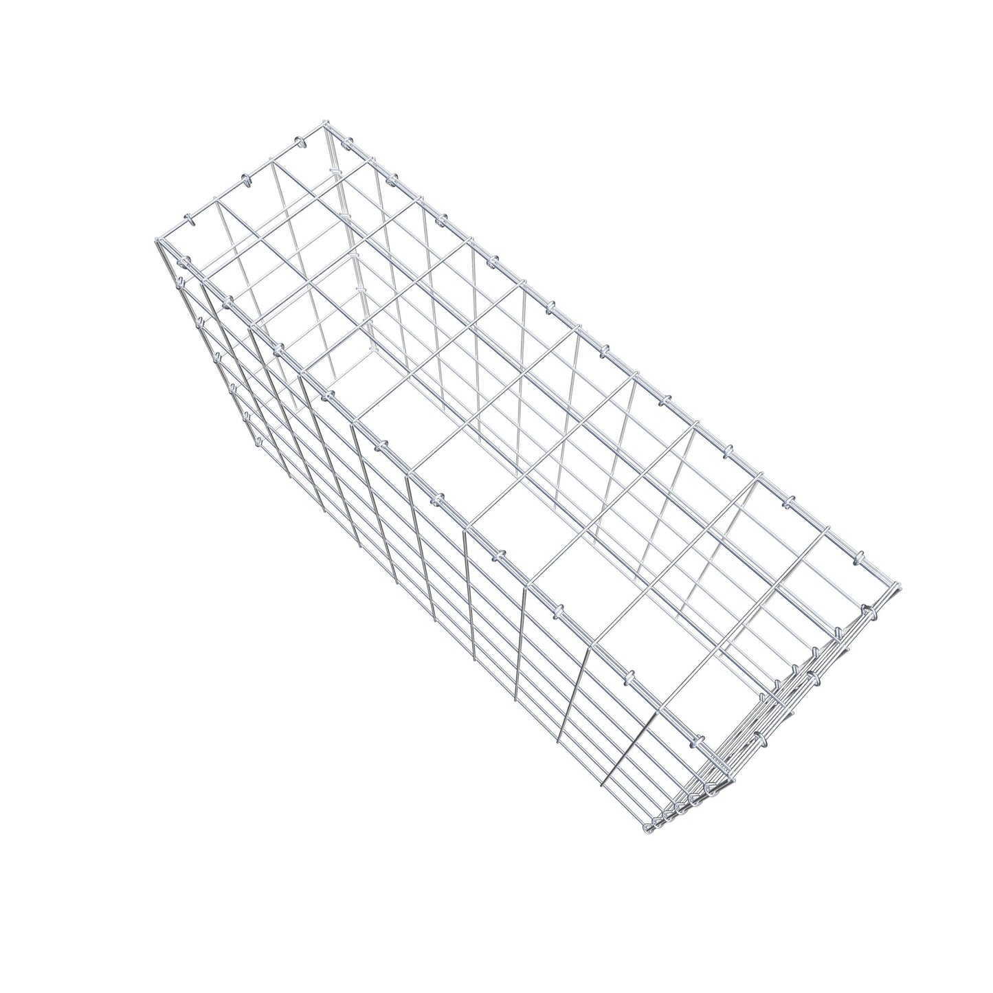 Type 3 oplegkorf 100 cm x 60 cm x 30 cm (L x H x D), maaswijdte 10 cm x 10 cm, C-ring