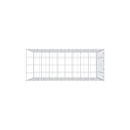 Type 2 oplegkorf 100 cm x 70 cm x 40 cm (L x H x D), maaswijdte 10 cm x 10 cm, C-ring