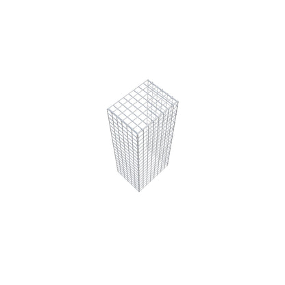 Gabbione aggiuntivo di tipo 4 100 cm x 30 cm x 40 cm (L x A x P), maglia 5 cm x 5 cm, anello a C