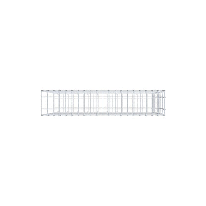 Anbaugabione Typ 2 100 cm x 80 cm x 20 cm, Maschenweite 5 cm x 10 cm, C-Ring