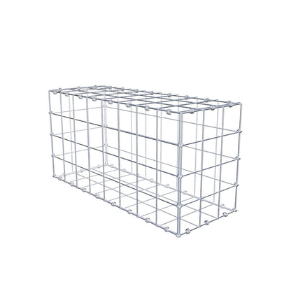Gabion 80 cm x 40 cm x 30 cm (L x H x D), mesh size 10 x 10 cm, spiral ring