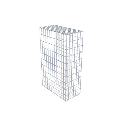 Anbaugabione Typ 2 100 cm x 60 cm x 30 cm, Maschenweite 5 cm x 10 cm, C-Ring