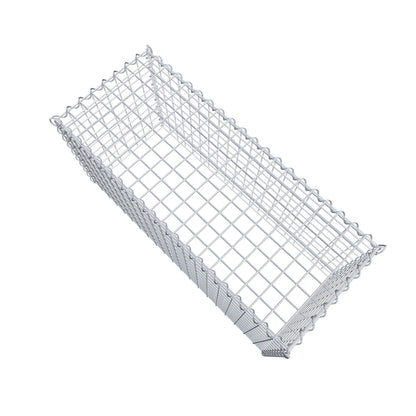 Add-on schanskorf type 3 100 cm x 50 cm x 40 cm (L x H x D), maaswijdte 5 cm x 5 cm, spiraalvormig